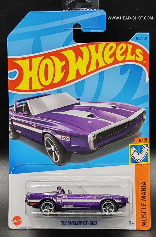 HOT WHEELS 69 SHELBY GT-500 MUSCLE MANIA 9/10 195/250