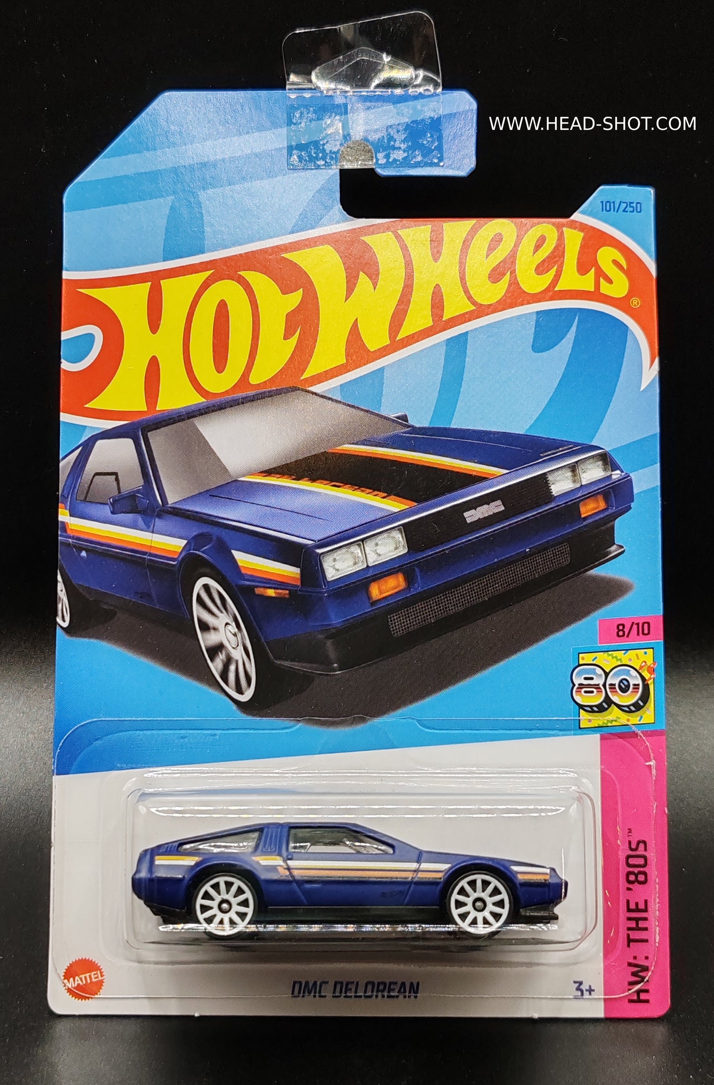 HOT WHEELS DMC DELOREAN HW THE 80S 8/10 101/250