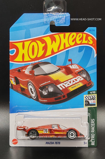 HOT WHEELS MAZDA 787B RETRO RACERS 4/10 28/250