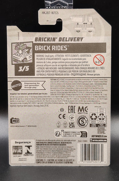 HOT WHEELS BRICKIN DELIVERY BRICK RIDES 3/5 58/250