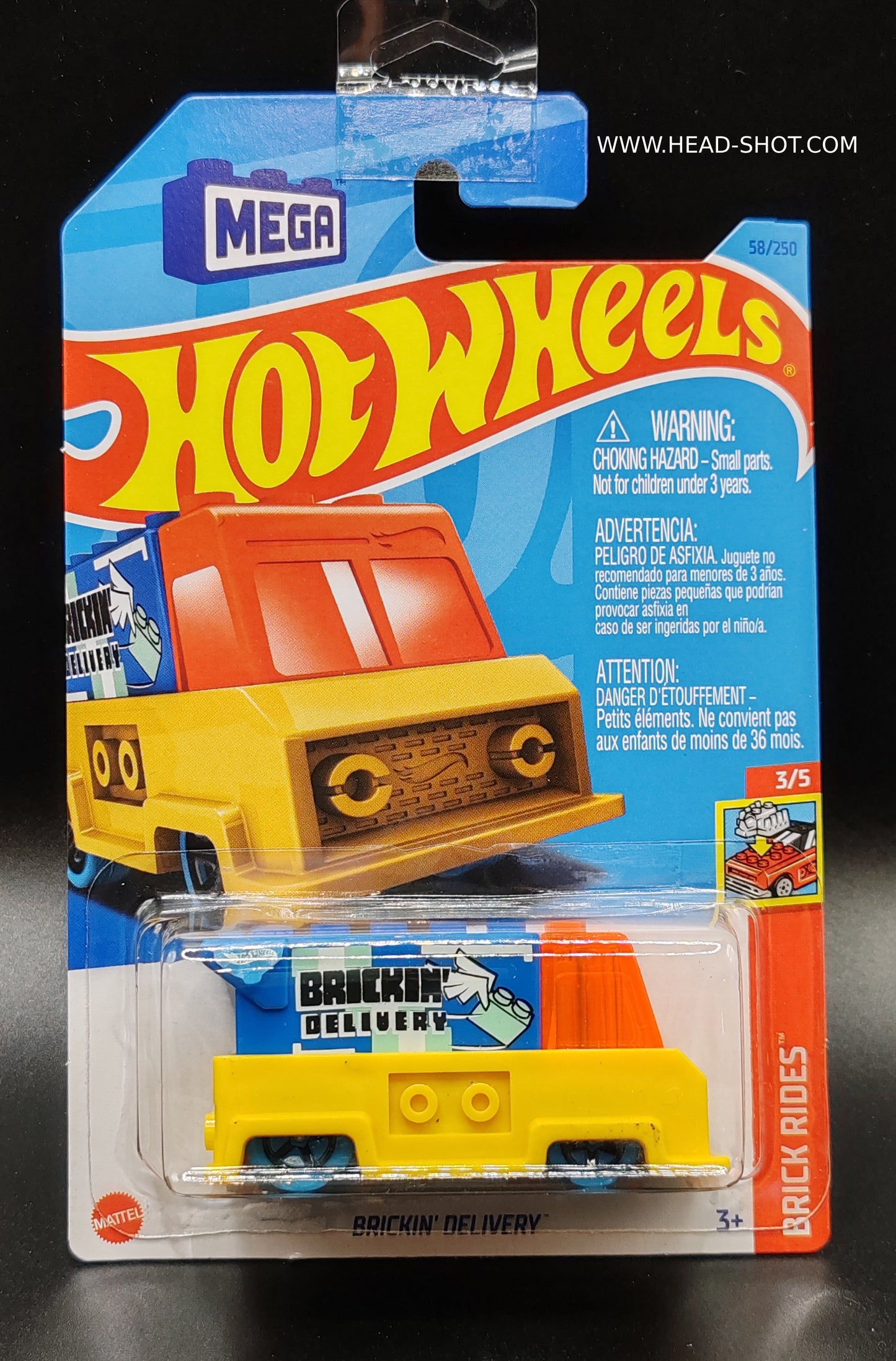 HOT WHEELS BRICKIN DELIVERY BRICK RIDES 3/5 58/250