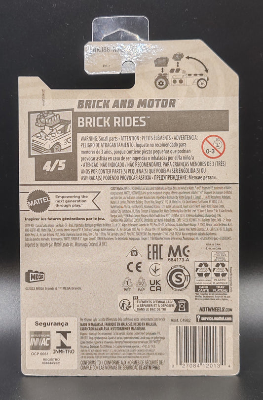 HOT WHEELS BRICK AND MOTOR BRICK RIDES 4/5 104/250