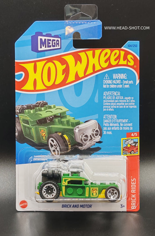 HOT WHEELS BRICK AND MOTOR BRICK RIDES 4/5 104/250
