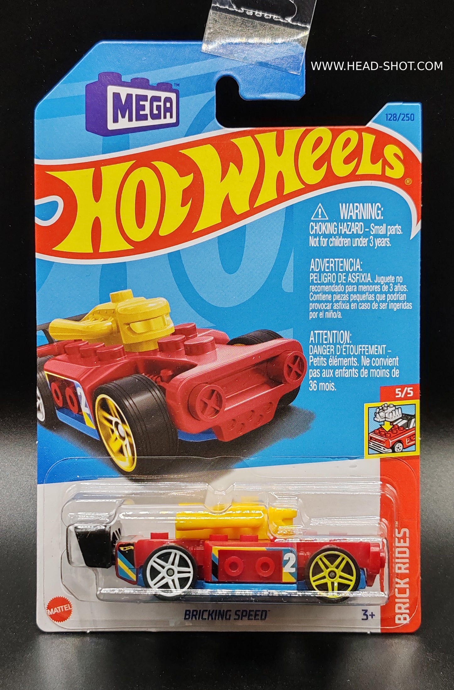 HOT WHEELS BRICKING SPEED BRICK RIDES 5/5 128/250