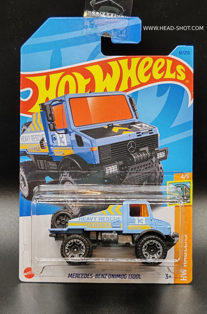 HOT WHEELS MERCEDES - BENZ UNIMOG 1300L HW HAULERS 4/5 61/250