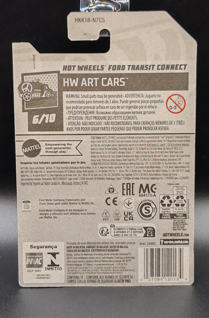 HOT WHEELS FORD TRANSIT CONNECT HW ART CARS 6/10 64/250