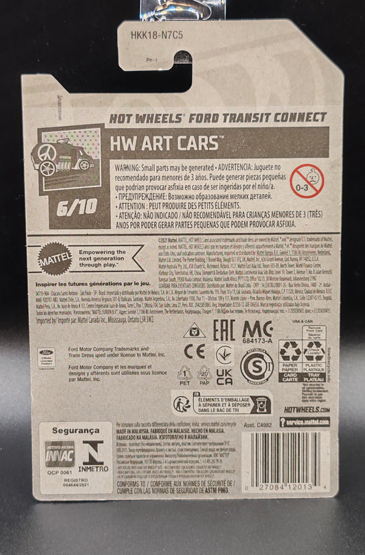 HOT WHEELS FORD TRANSIT CONNECT HW ART CARS 6/10 64/250
