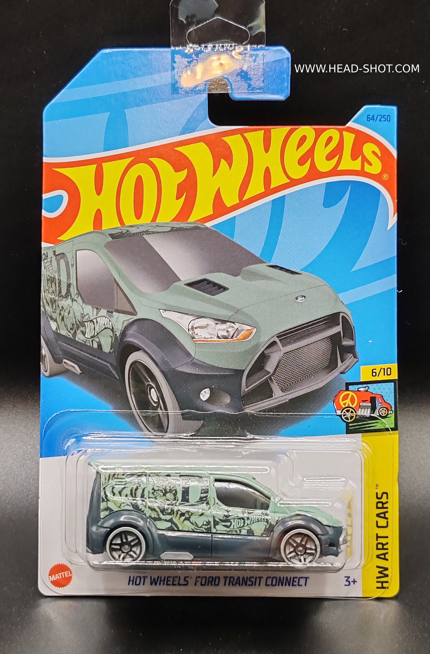 HOT WHEELS FORD TRANSIT CONNECT HW ART CARS 6/10 64/250