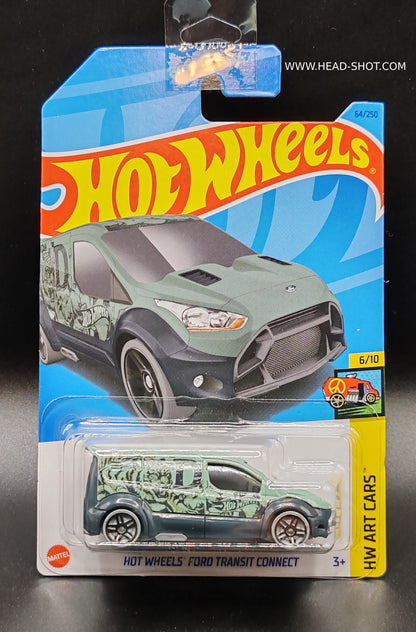 HOT WHEELS FORD TRANSIT CONNECT HW ART CARS 6/10 64/250