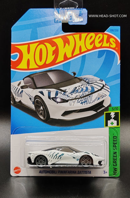 HOT WHEELS AUTOMOBILI PININFARINA HW GREEN SPEED 5/10 108/250