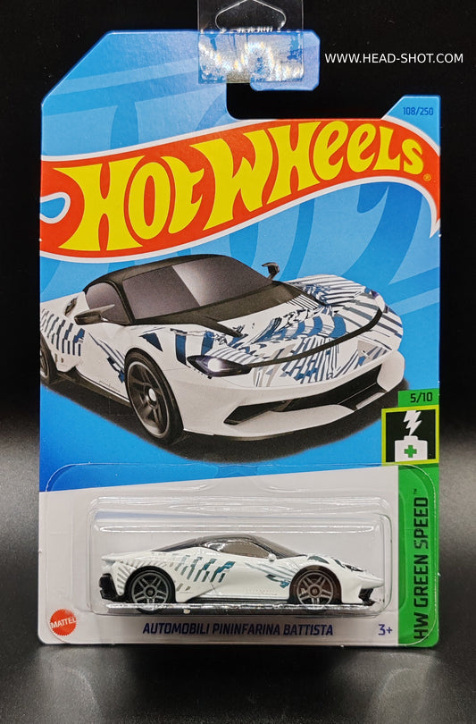 HOT WHEELS AUTOMOBILI PININFARINA HW GREEN SPEED 5/10 108/250