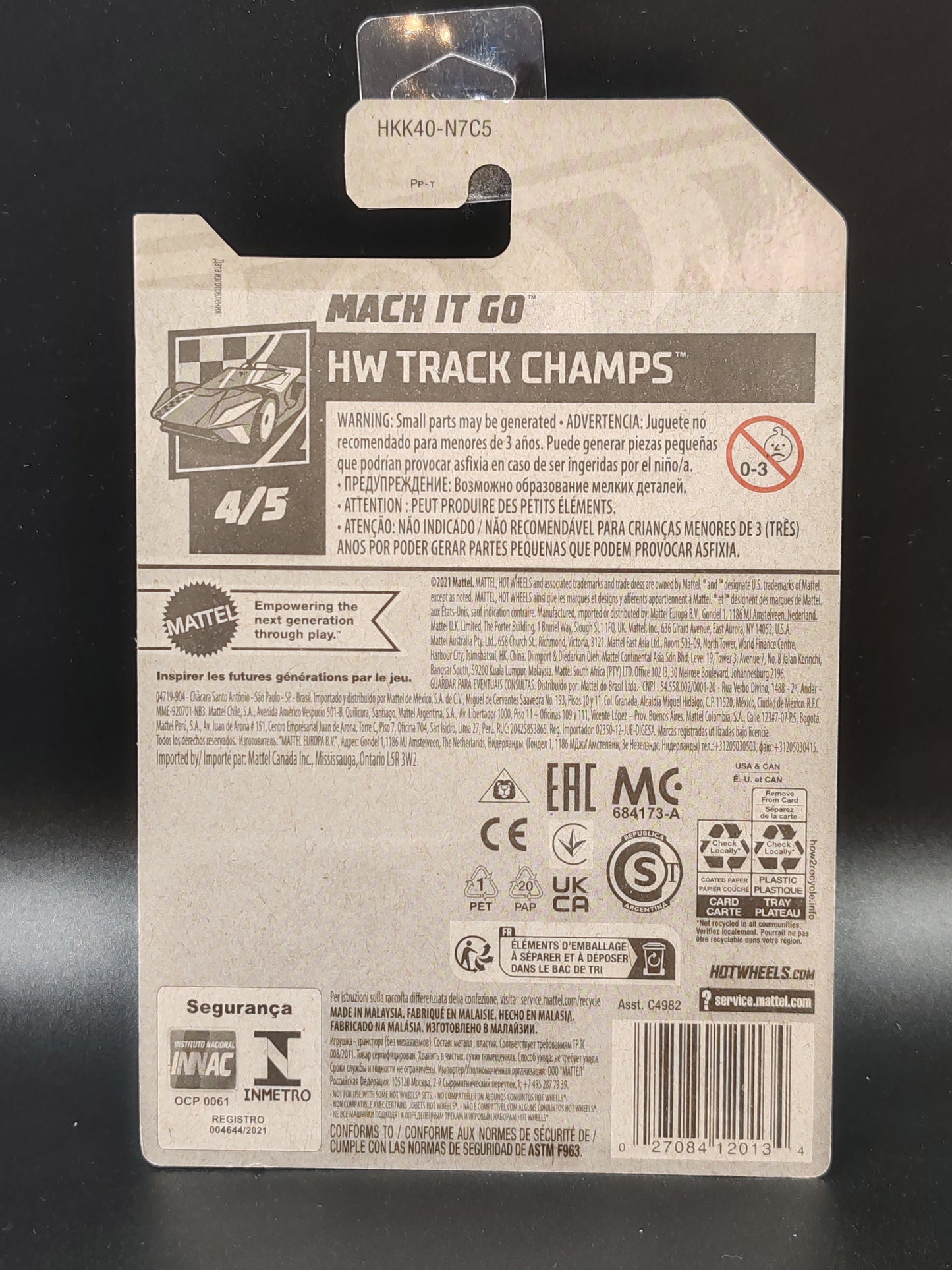 HOT WHEELS MACH IT GO HW TRACK CHAMPS 4/5 112/250