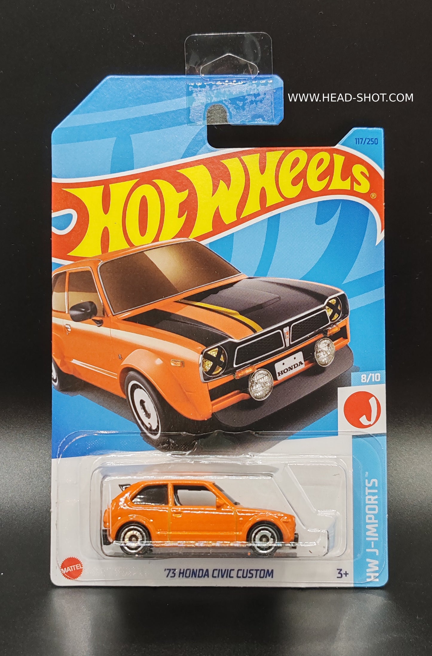HOT WHEELS 73 HONDA CIVIC CUSTOM HW J-IMPORTS