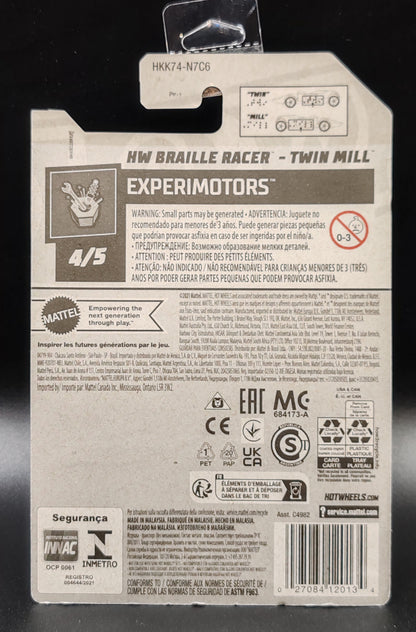 HOT WHEELS HW BRAILLE RACER - TWIN MILL EXPERIMOTORS 4/5 85/250