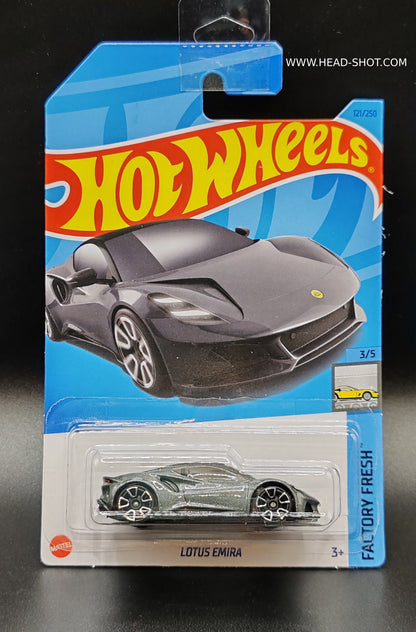 HOT WHEELS LOTUS EMIRA FACTORY FRESH 3/5 121/250