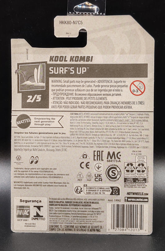 HOT WHEELS KOOL KOMBI SURF'S UP 2/5 49/250