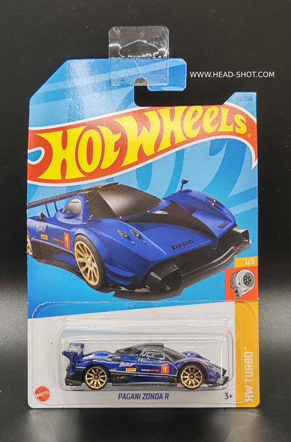 HOT WHEELS PAGANI ZONDA R HW TURBO 1/5 72/250