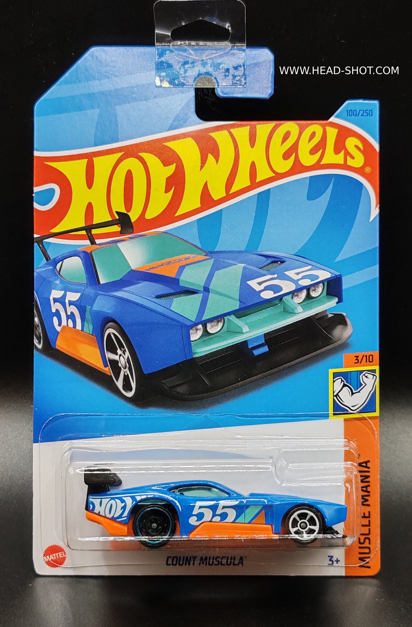 HOT WHEELS COUNT MUSCULA MUSCLE MANIA 3/10 100/250