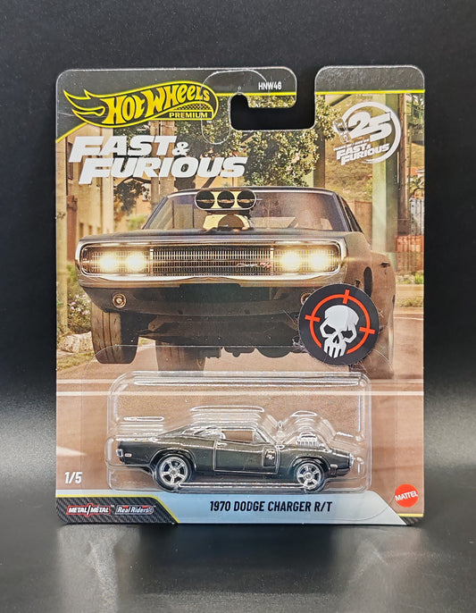 HOT WHEELS PREMIUM FAST AND FURIOUS 1970 DODGE CHARGER R/T 1/5