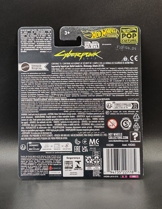 HOT WHEELS PREMIUM POP CULTURE CYBERPUNK 2077 PORSCHE 911 TURBO (930)