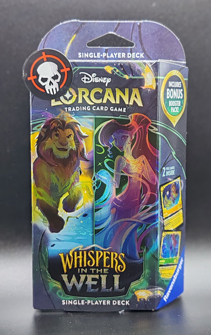 Disney Lorcana Whispers in the Well Starter Deck Simba & Megara