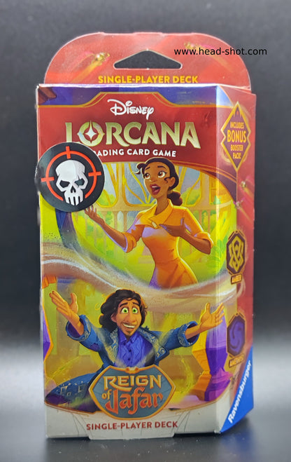 Disney Lorcana Reign of Jafar  Starter Deck  Bruno and Tiana