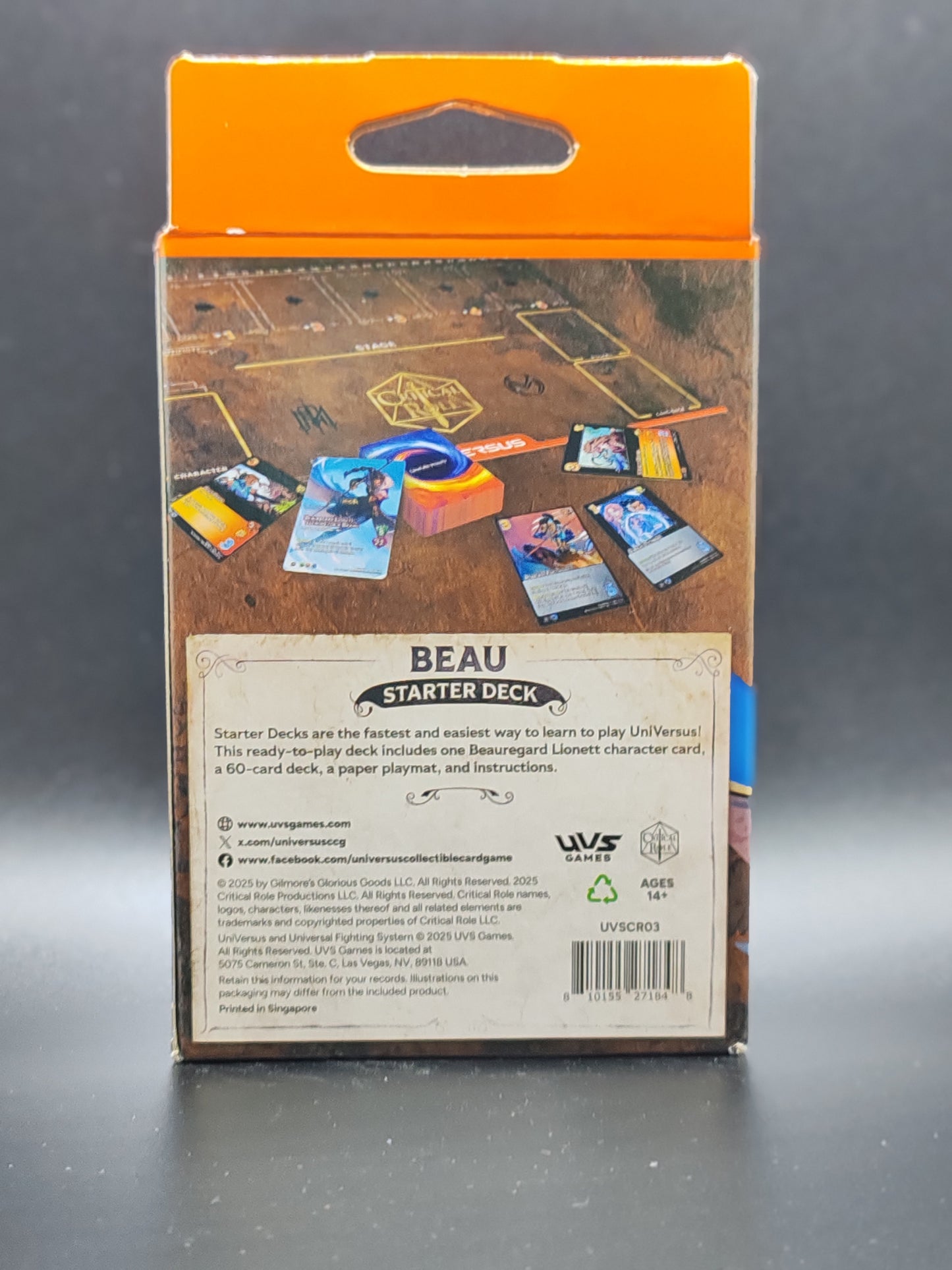 Universus: Critical Role: Heroes of Exandria  Starter Deck  Percy