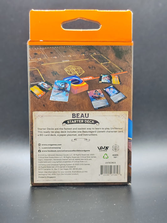 Universus: Critical Role: Heroes of Exandria  Starter Deck  Percy