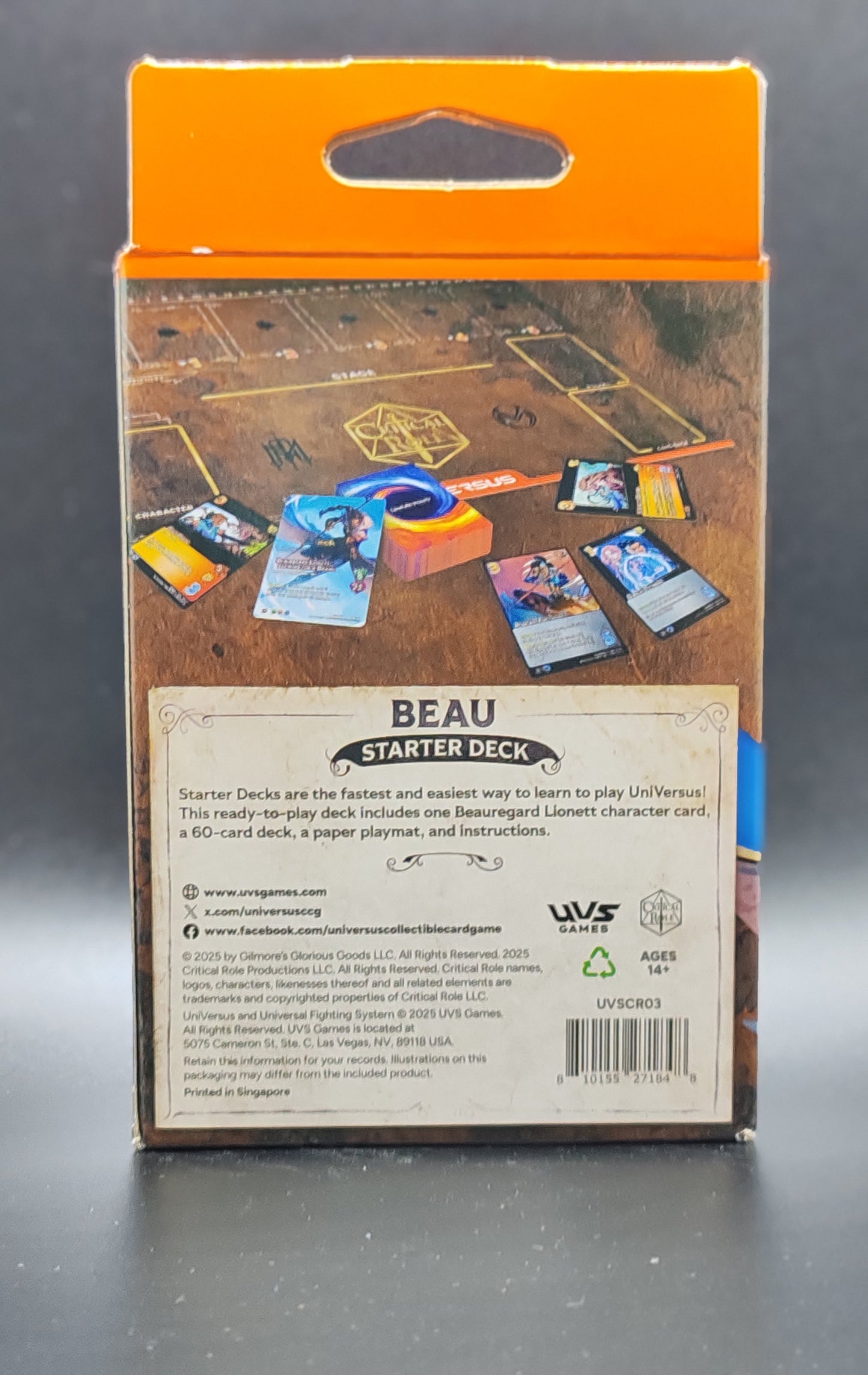 Universus Critical Role: Heroes of Exandria  Starter Deck - Beau