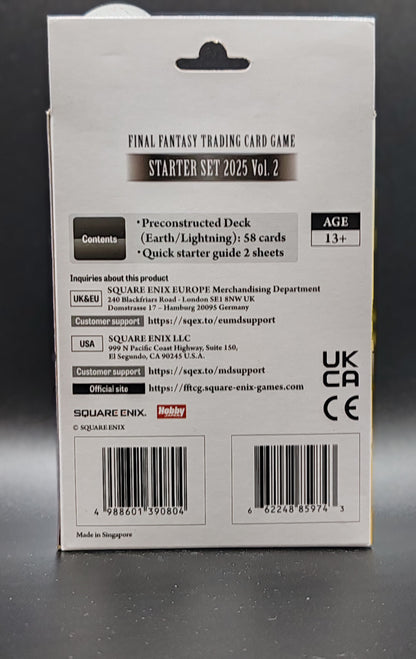 Final Fantasy The Card Game Starter Deck 2025 Volume 2