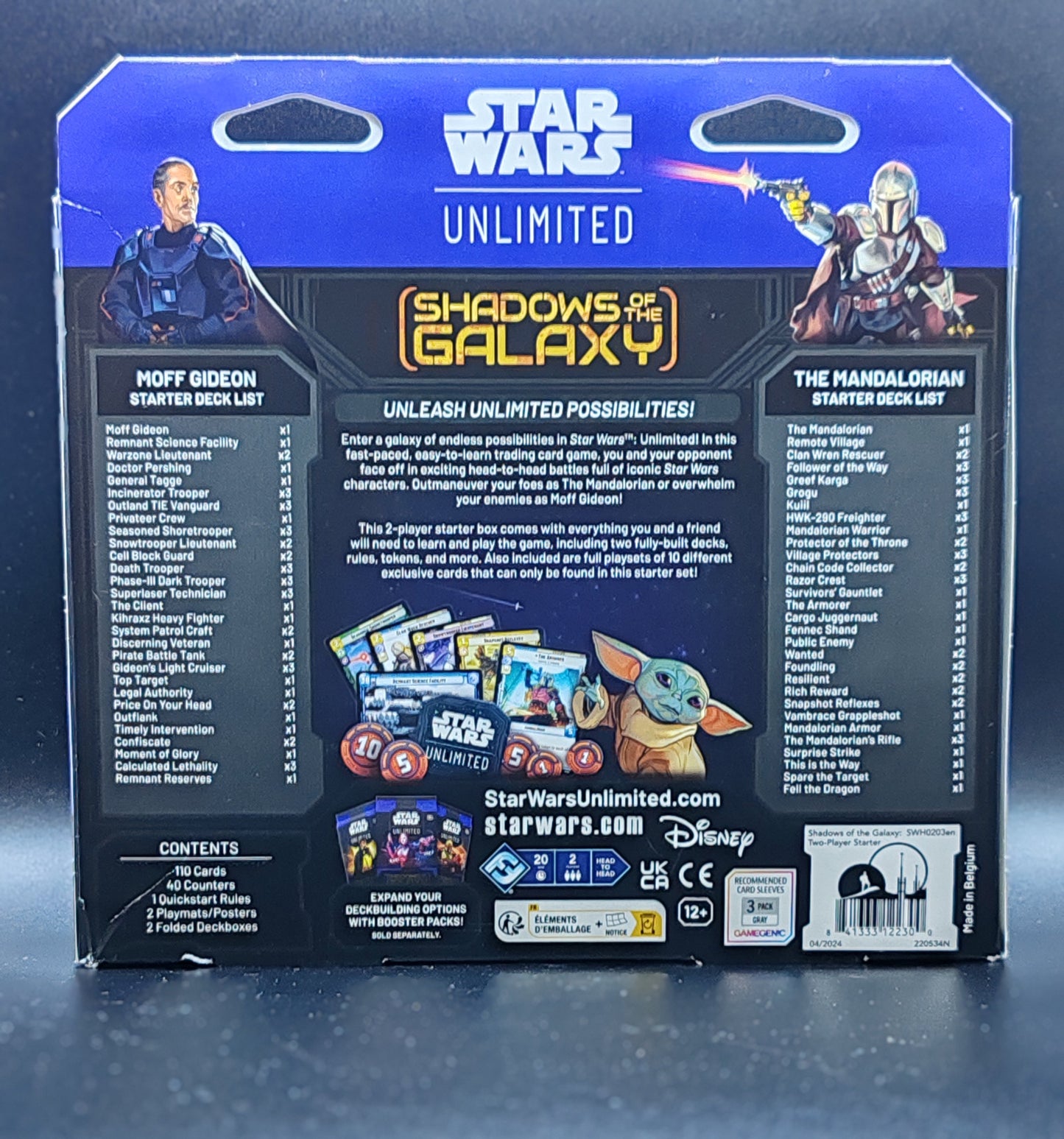 Star Wars Unlimited Shadows of the Galaxy Two-Player Starter