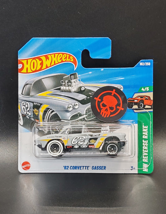 HOT WHEELS 62 CORVETTE GASSER HW REVERSE RAKE 4/5 182/250