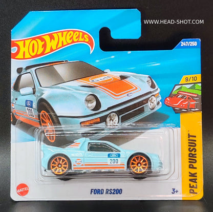 HOT WHEELS FORD RS200 PEAK PURSUIT 9/10 247/250