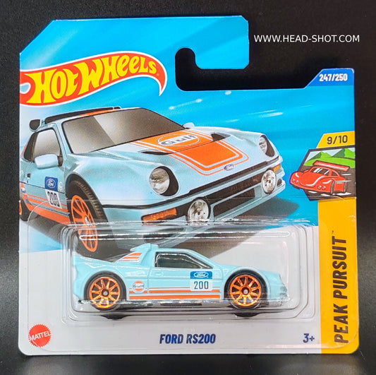 HOT WHEELS FORD RS200 PEAK PURSUIT 9/10 247/250