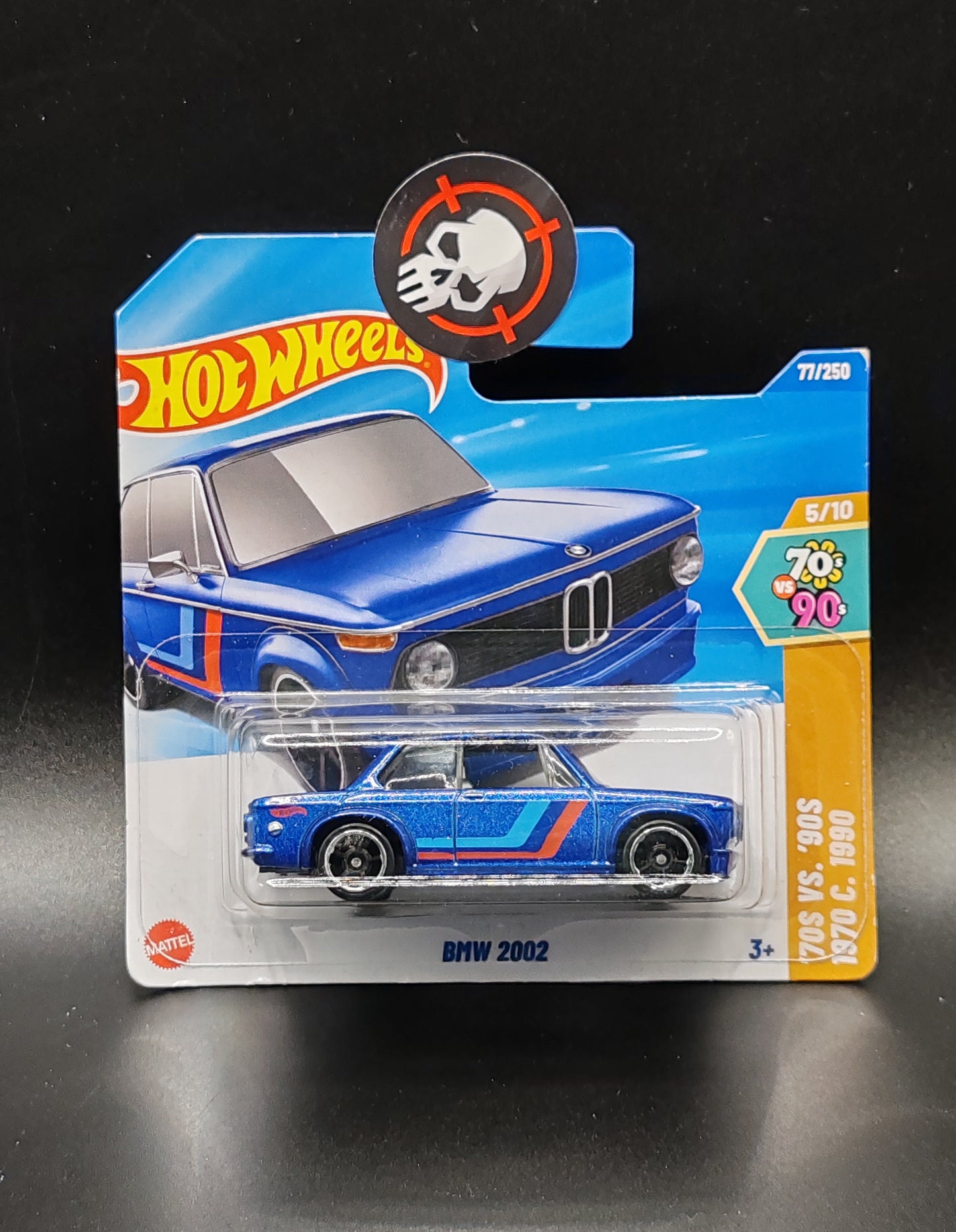 HOT WHEELS BMW 2002 70S VS 90S 5/10 77/250