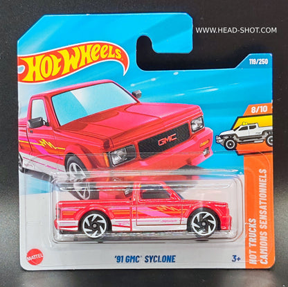 HOT WHEELS 91 GMC SYCLONE HOT TRUCKS 8/10 119/250