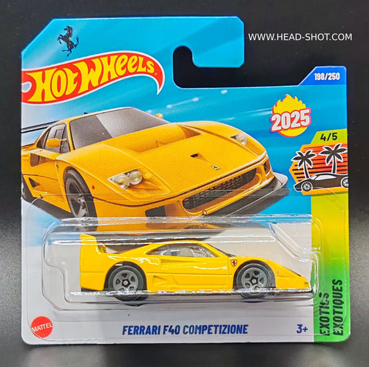 HOT WHEELS FERRARI F40 COMPETIZIONE EXOTIQUES 4/5 198/250