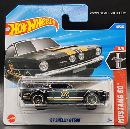 HOT WHEELS 67 SHELBY GT500 MUSTANG 60 3/5 161/250