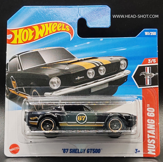 HOT WHEELS 67 SHELBY GT500 MUSTANG 60 3/5 161/250