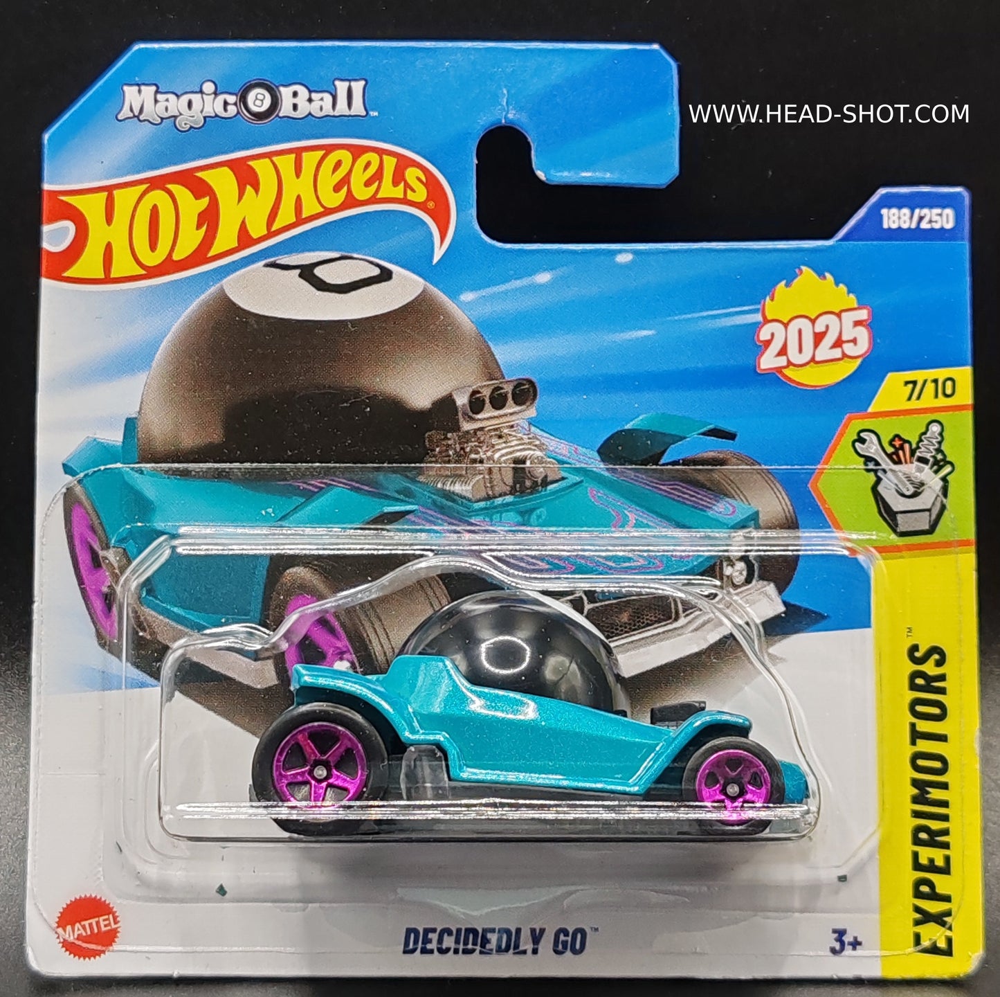 HOT WHEELS DECIDEDLY GO EXPERIMOTORS 7/10 188/250