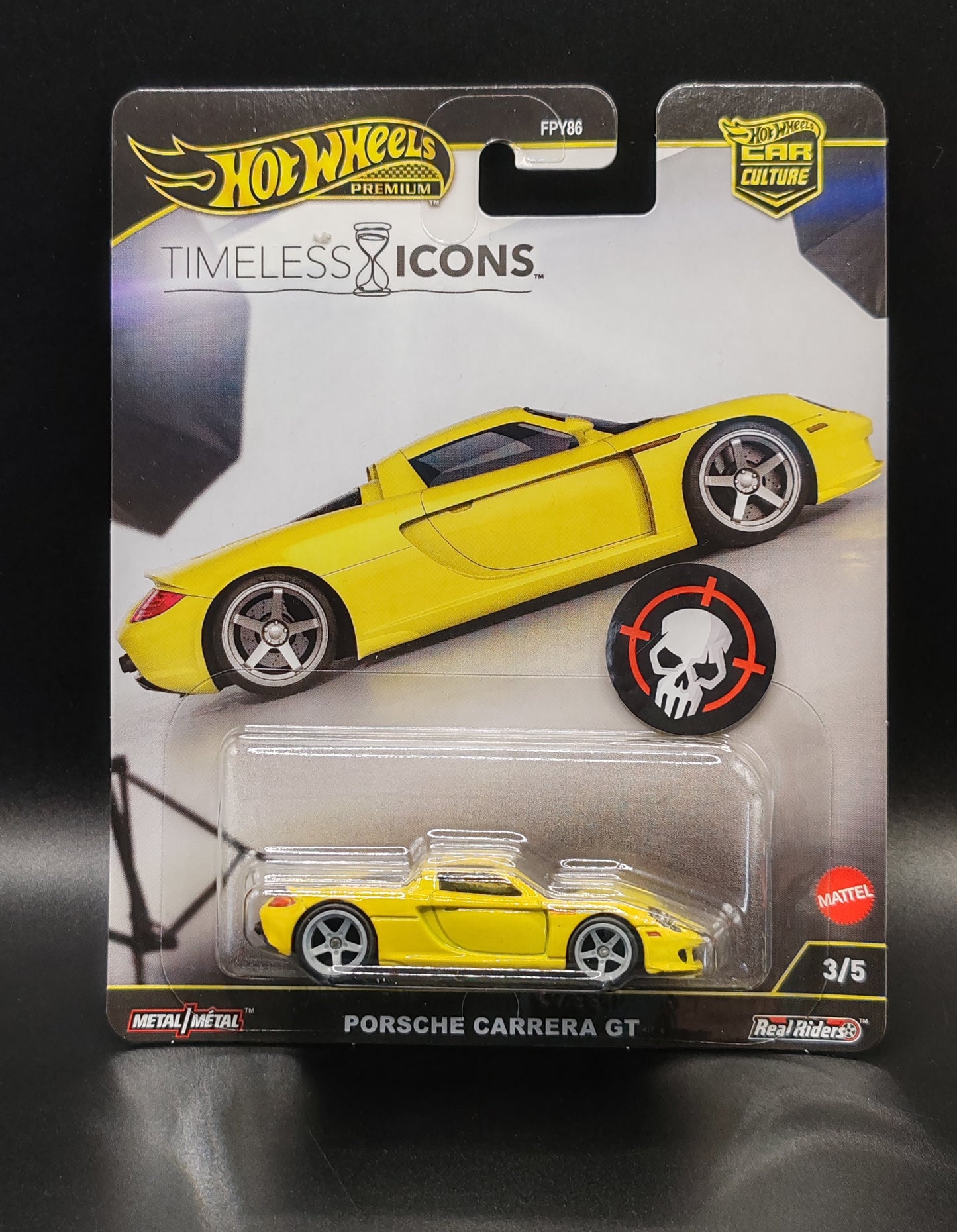 HOT WHEELS PREMIUM CAR CULTURE TIMELESS ICONS PORSCHE CARRERA GT 3/3