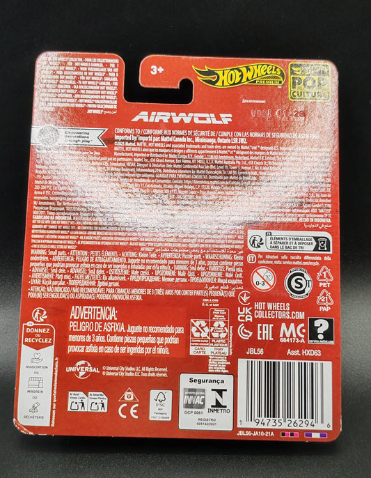 HOT WHEELS PREMIUM POP CULTURE AIRWOLF HELICOPTER