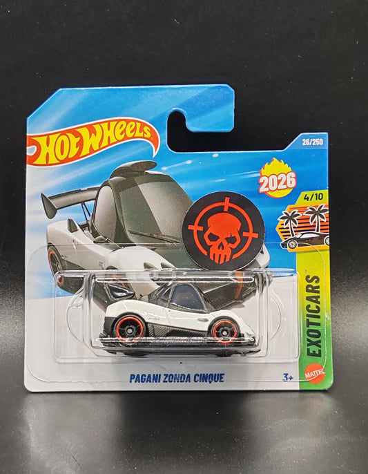 HOT WHEELS PAGANI ZONDA CINQUE EXOTICARS 4/10 26/250