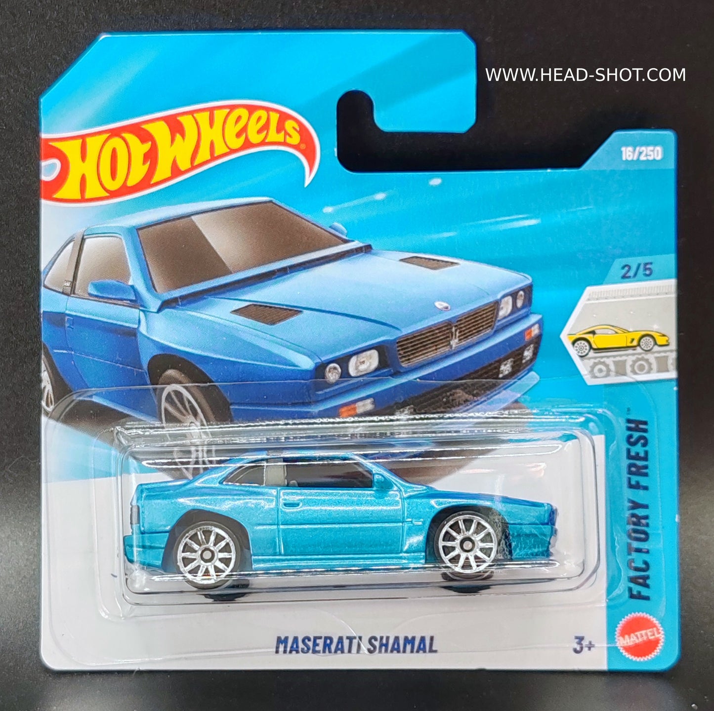 HOT WHEELS MASERATI SHAMAL FACTORY FRESH 2/5 16/250