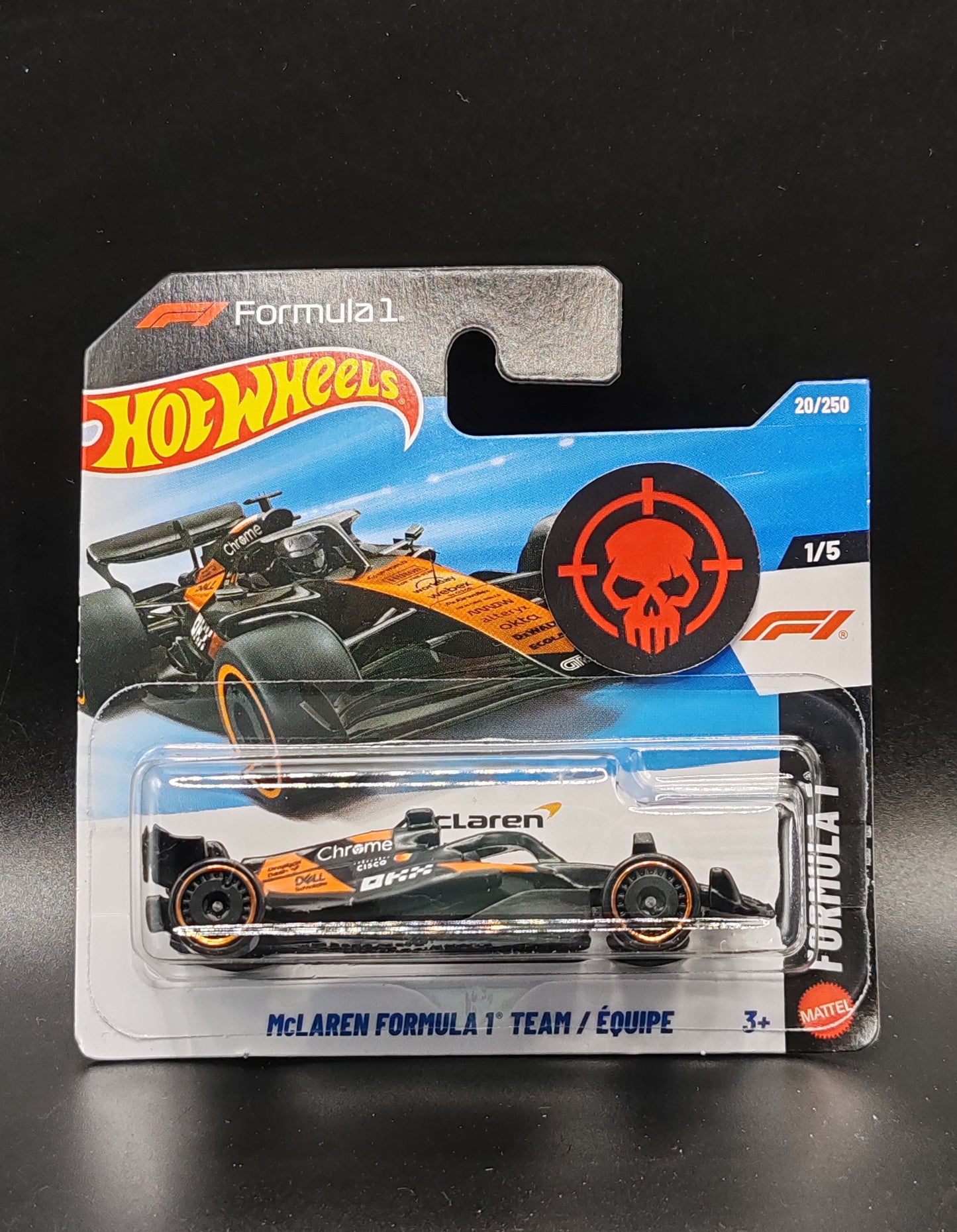 HOT WHEELS McLAREN FORMULA 1  TEAM EQUIP FORNULA 1 1/5 20/250