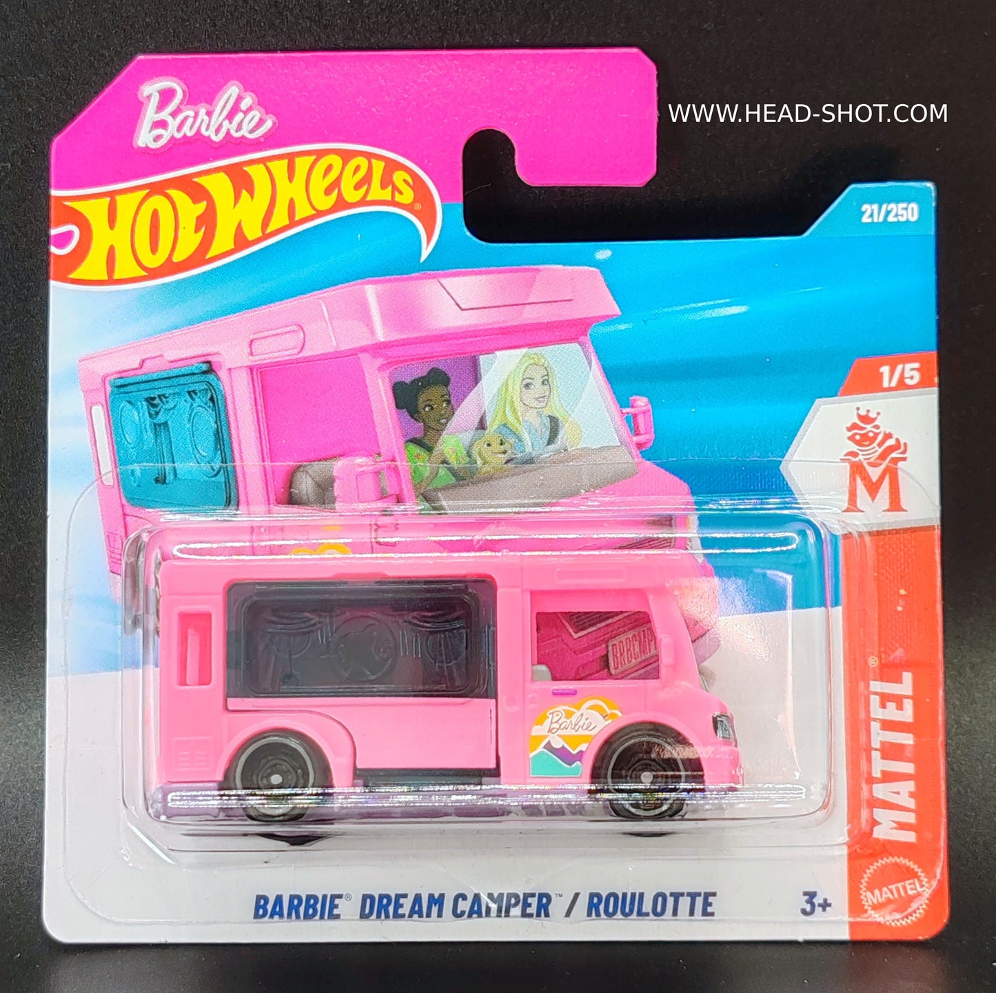 HOT WHEELS BARBIE DREAM CAMPER MATTEL 1/5 21/250