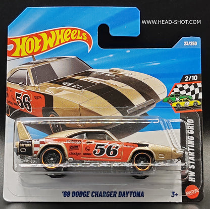 HOT WHEELS 69 DODGE CHARGER DAYTONA HW STARTING GRID 2/10 23/250