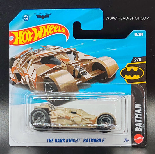 HOT WHEELS THE DARK KNIGHT BATMOBILE BATMAN 2/5 51/250