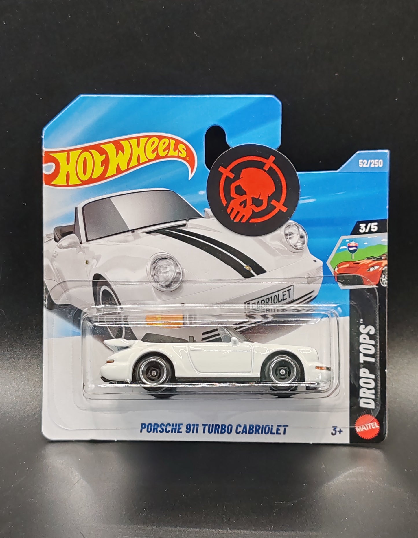 HOT WHEELS PORSCHE 911 TURBO CABRIOLET DROP TOPS 3/5 52/250