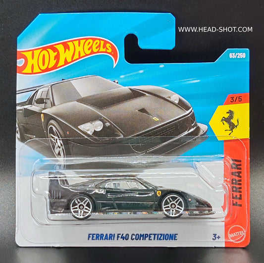 HOT WHEELS FERRARI F40 COMPETIZIONE FERRARI 3/5 63/250